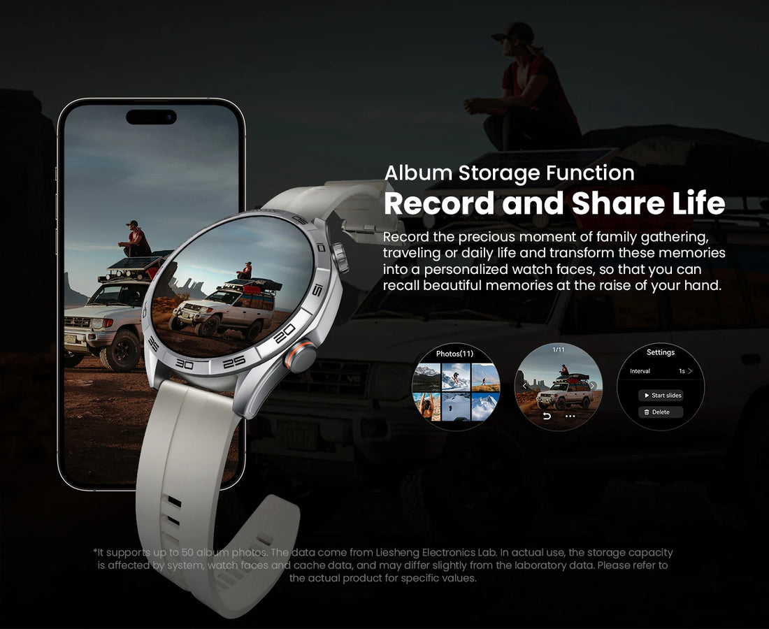 HAYLOU Solar 5 Voice Calling Smartwatch – 1.58" AMOLED, 24H Health Monitor