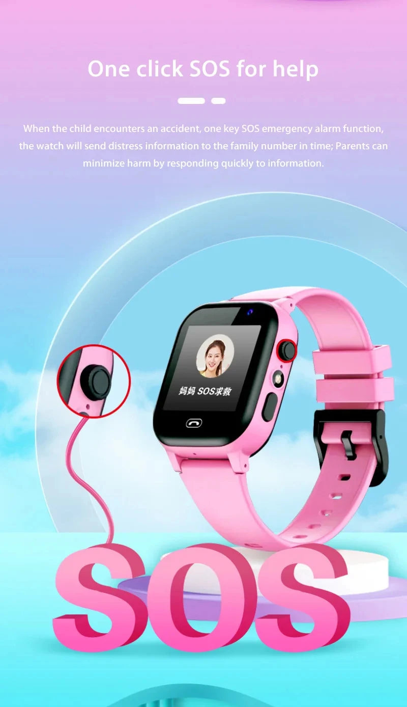 Xiaomi 4G Kids Smartwatch with GPS & SOS – Waterproof Child Tracker 2025