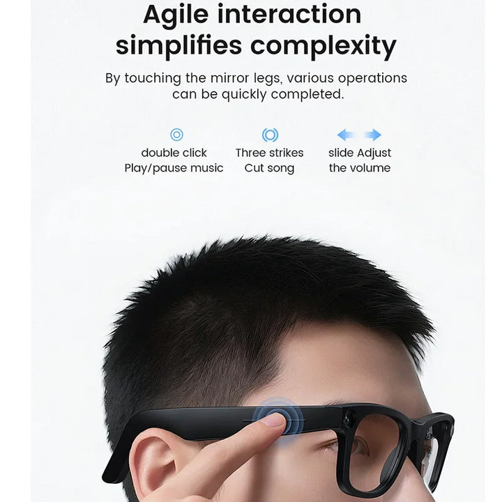 KUMI Meta V1 waterproof Bluetooth smart sunglasses