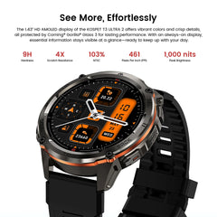 KOSPET TANK T3 Ultra GPS Smartwatch – Compass, Altimeter, Waterproof