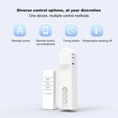 Smart Bluetooth Curtain Motor Electric Curtain Opener Super Silent ，For Bluetooth  APP Short Range Control Compatible with Alexa