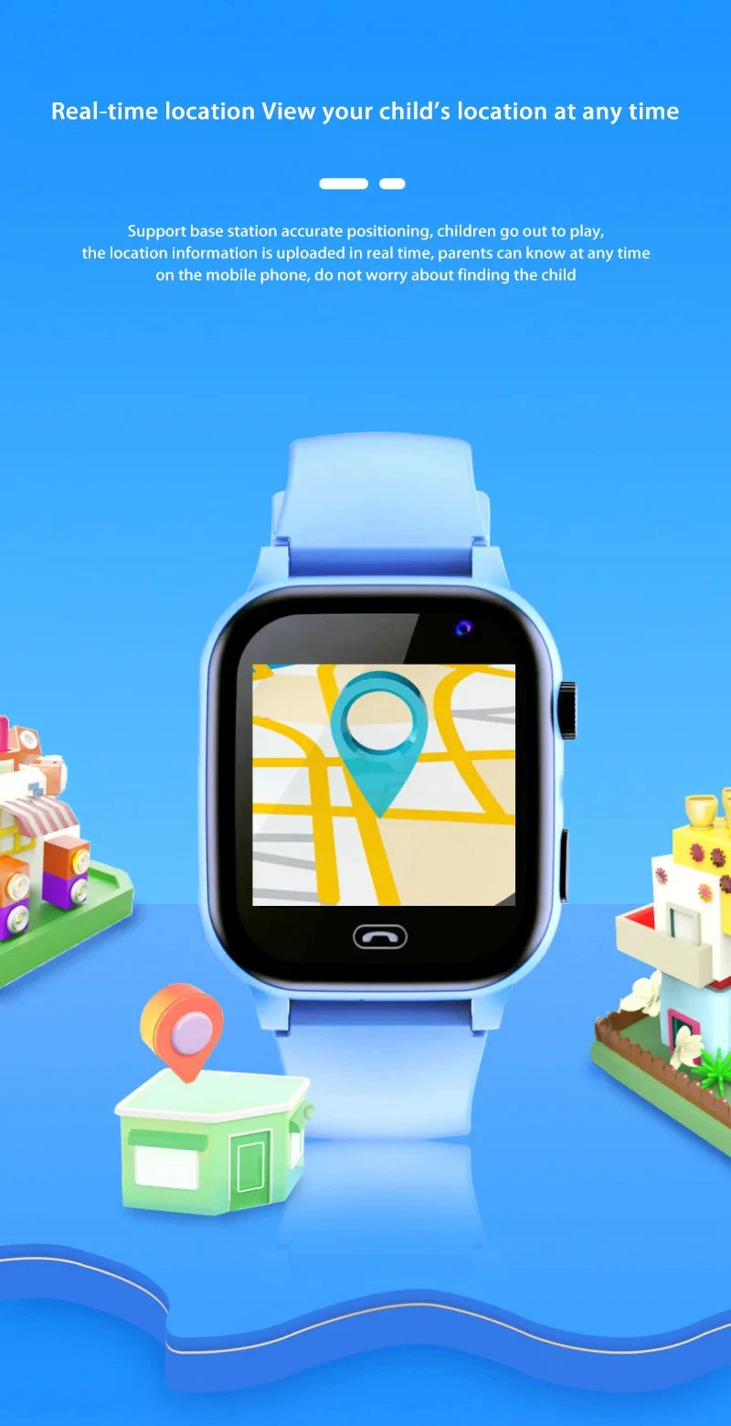 Xiaomi 4G Kids Smartwatch with GPS & SOS – Waterproof Child Tracker 2025