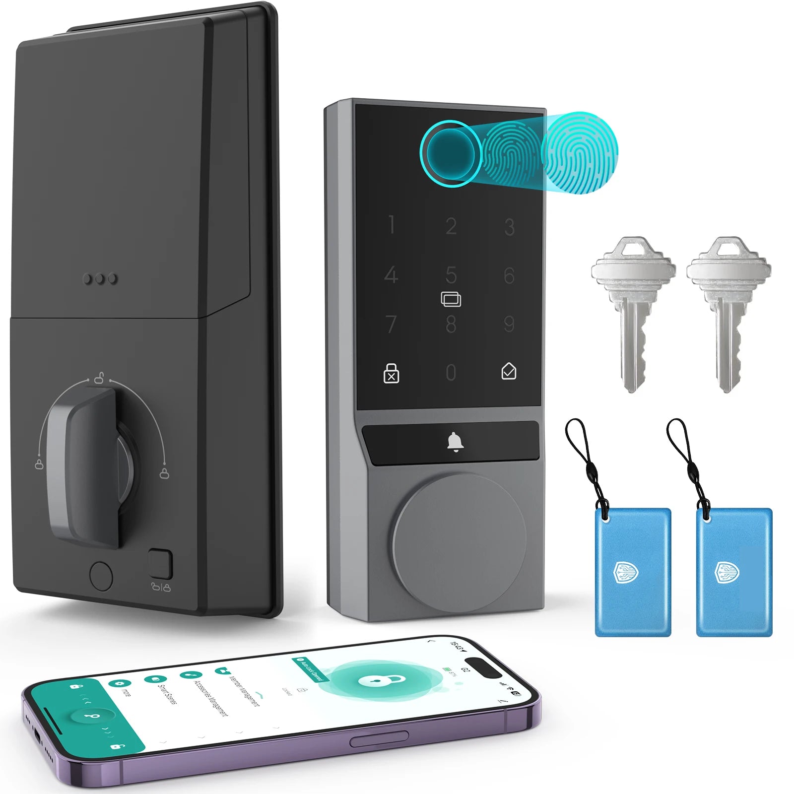 Smart Fingerprint Door Lock with Doorbell