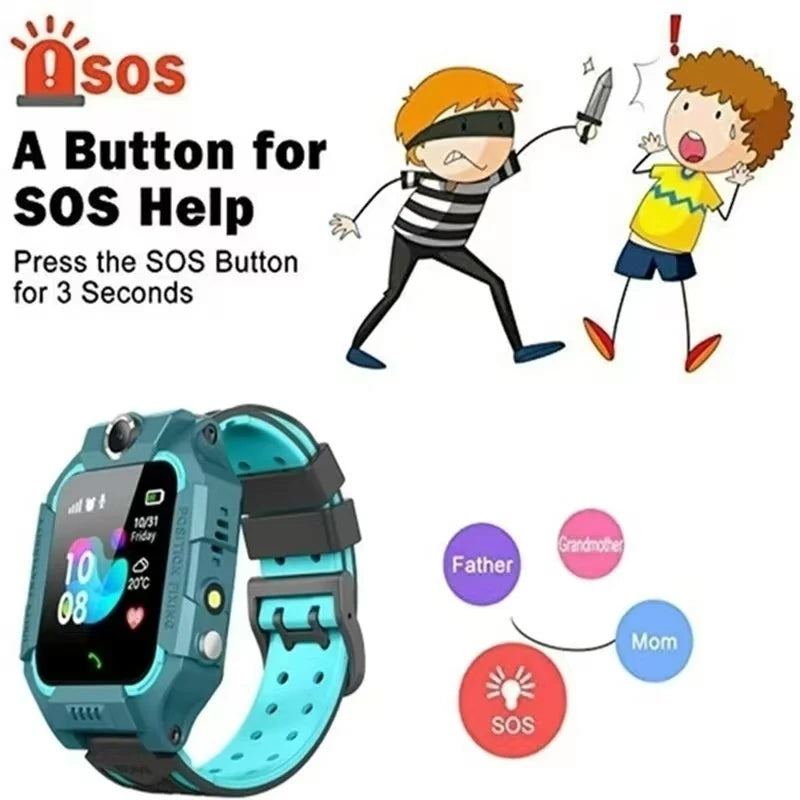 Xiaomi 4G Kids Smartwatch with GPS & SOS – Waterproof Child Tracker 2025