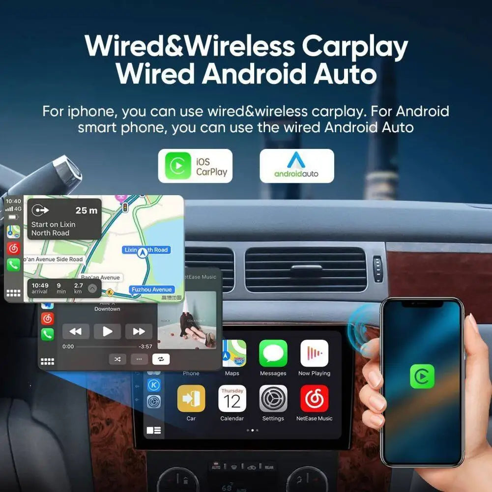 32G Wireless CarPlay & Android 14 Car Radio