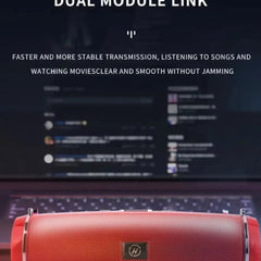 200W Portable Bluetooth Speaker IPX7 Waterproof Outdoor HIFI Pillar Speaker Subwoofer Stereo Speaker FM Radio TF Boom Box