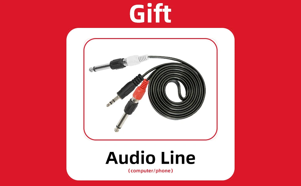 Depusheng 12-Channel Audio Mixer – Bluetooth, USB, 48V Phantom Power