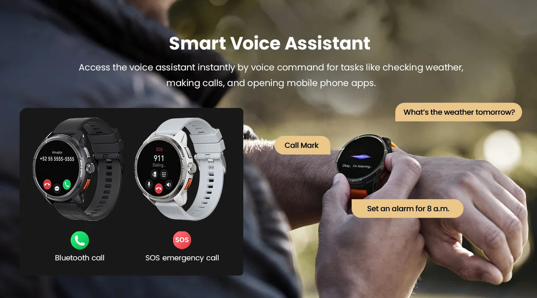 HAYLOU Solar Ultra GPS Smartwatch – 1.6” AMOLED, Bluetooth Calls, 5ATM