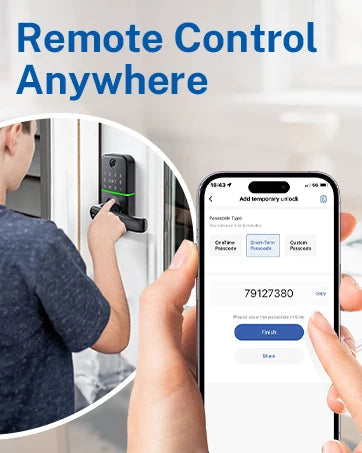 Smart Door Lock with Fingerprint Handle