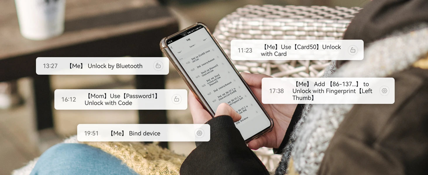 Smart Door Lock with Fingerprint Handle