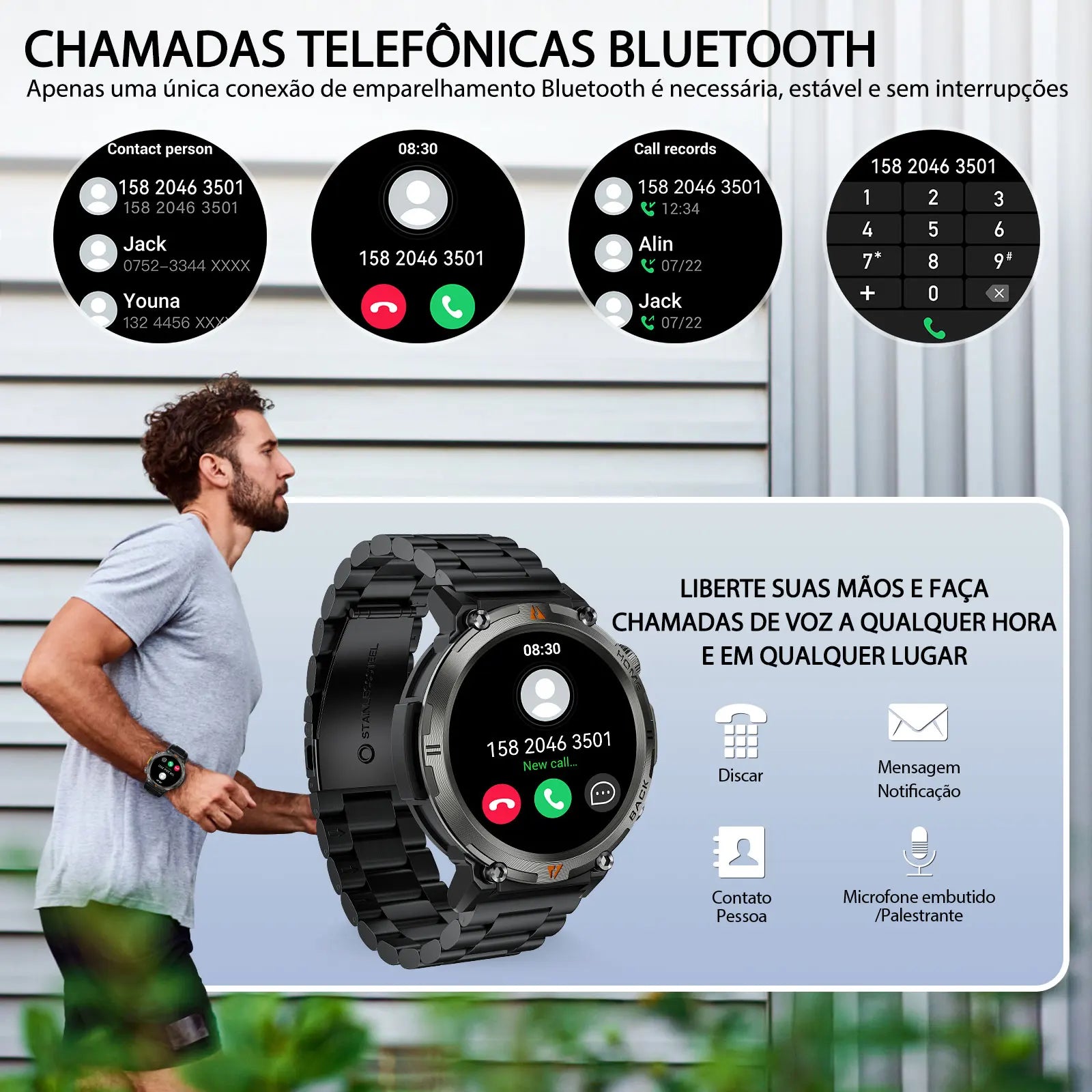 EIGIIS KE3 Bluetooth Call Smartwatch