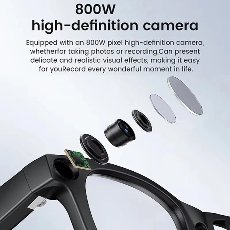 KUMI AI Smart Glasses – Polarized Bluetooth Sunglasses