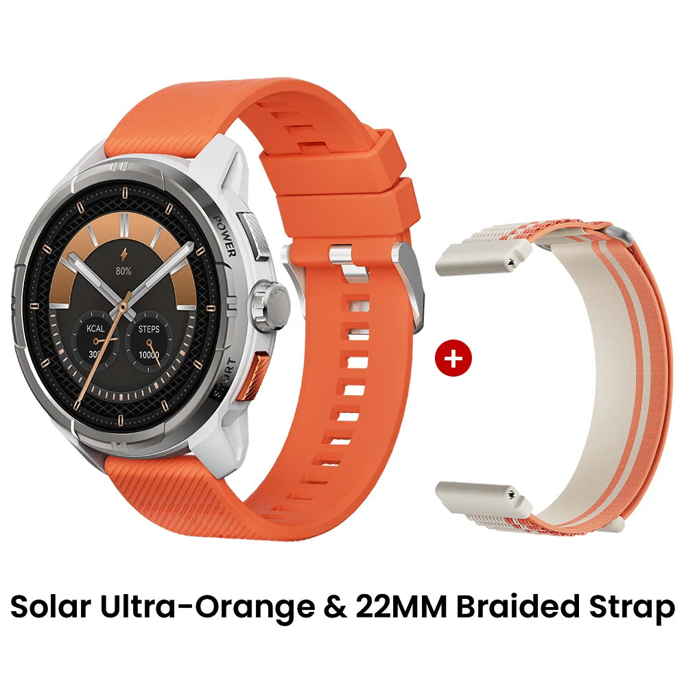 HAYLOU Solar Ultra GPS Smartwatch – 1.6” AMOLED, Bluetooth Calls, 5ATM