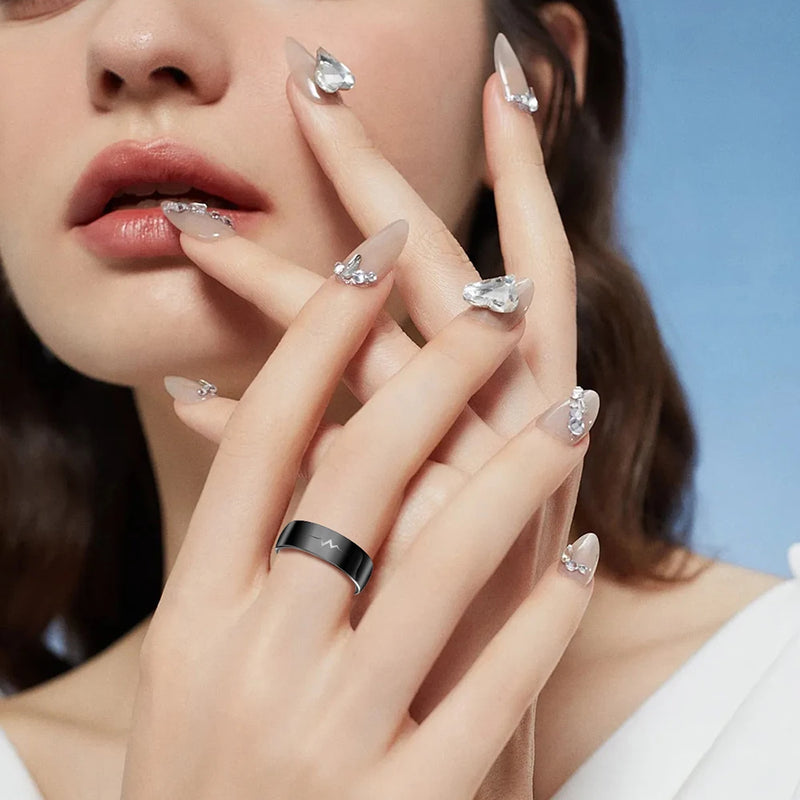 ECG Health Smart Ring – Heart, Blood Oxygen, Sleep Monitor, 5ATM Waterproof