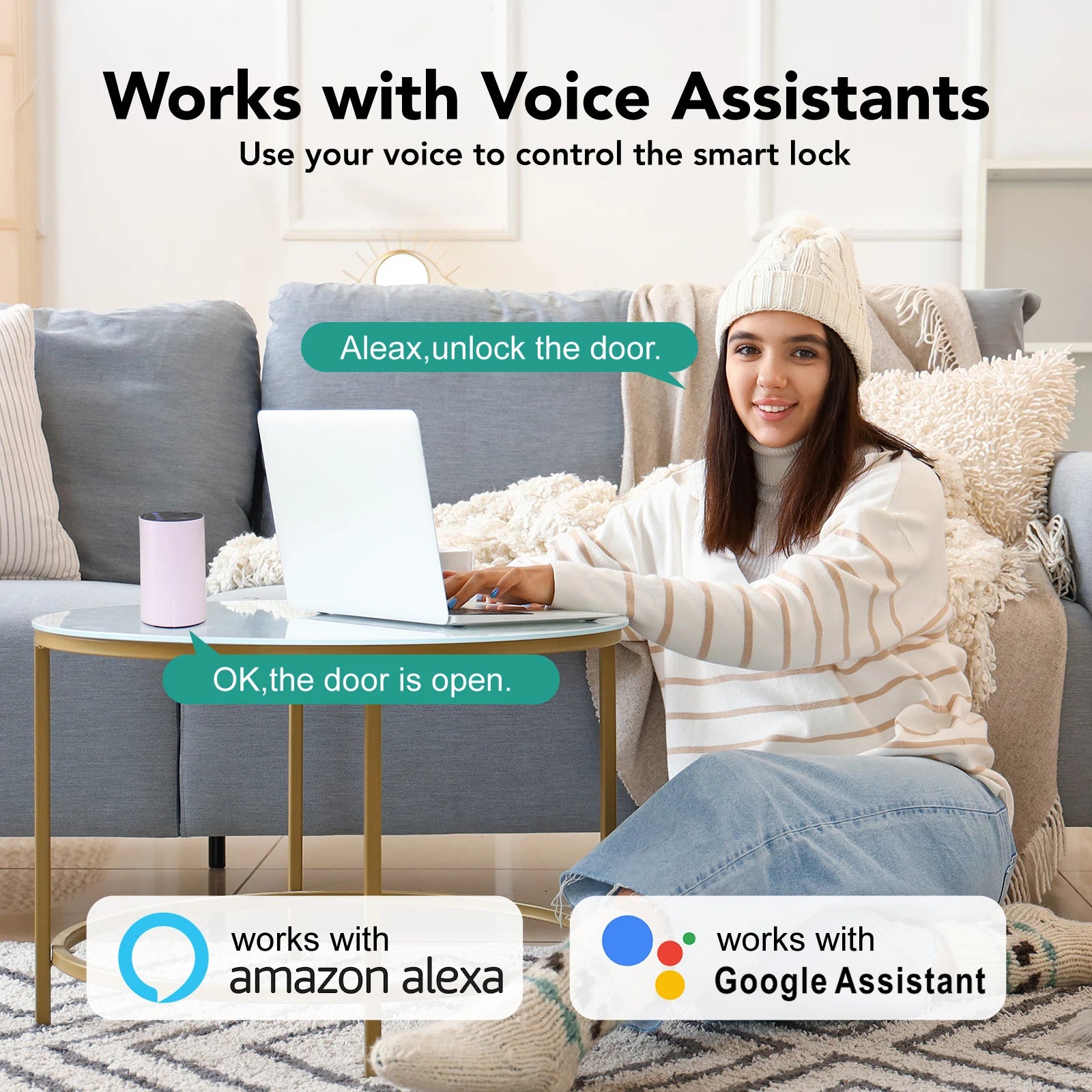 Smart Fingerprint Door Lock with Doorbell