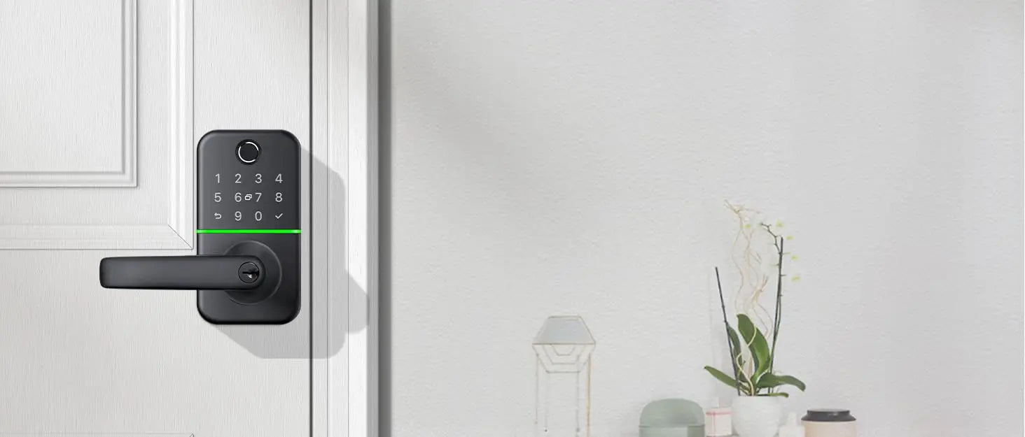 Smart Door Lock with Fingerprint Handle