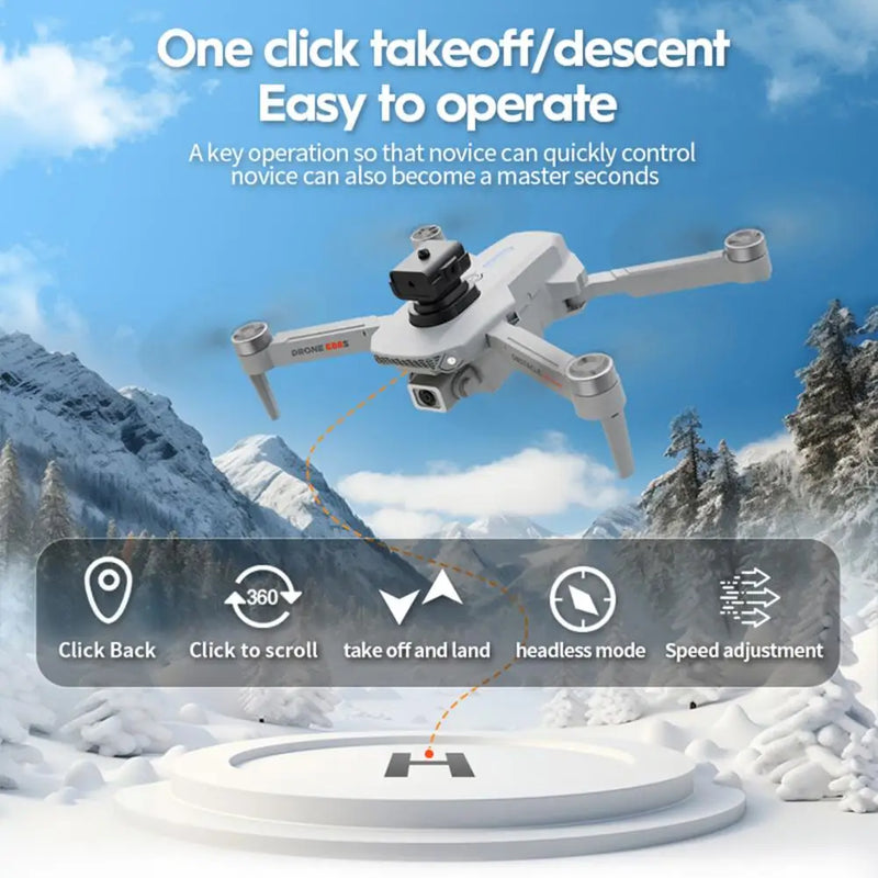 Drone with Dual Cameras & Obstacle Avoidance