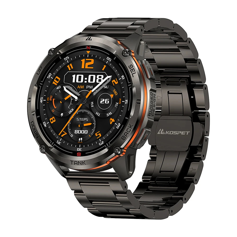 KOSPET TANK T3 Ultra GPS Smartwatch – Compass, Altimeter, Waterproof