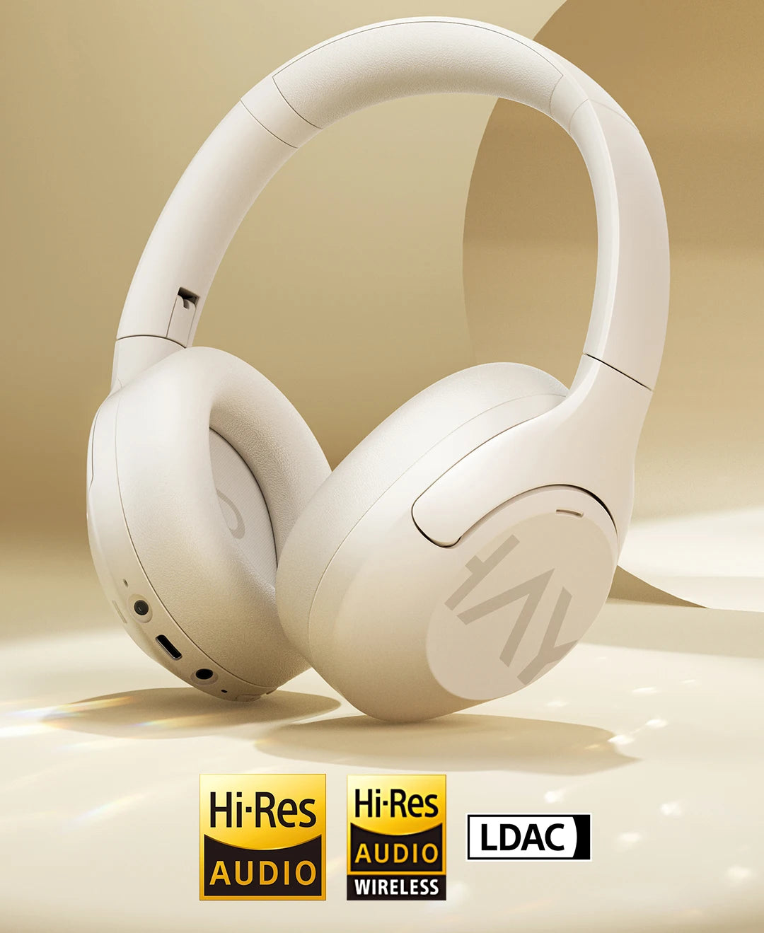 HAYLOU S30 Wireless Bluetooth 5.4 Headphones with ANC & 80H Playtime