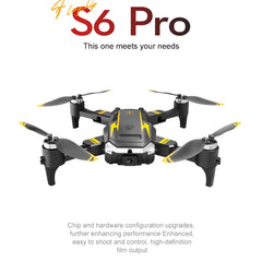 Upgrade S6 Pro 5G Drone – HD Dual Cameras & Obstacle Avoidance Quadcopter