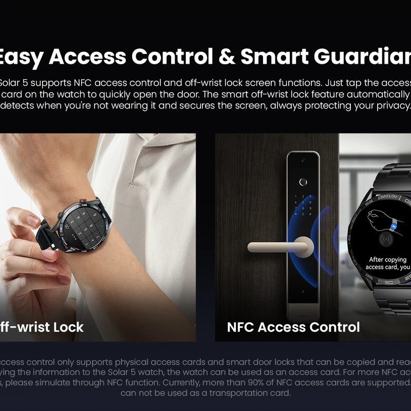 HAYLOU Solar 5 Voice Calling Smartwatch – 1.58