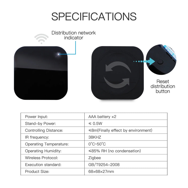 ZigBee IR Remote Controller for Smart Home