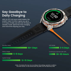 KOSPET TANK T3 Ultra GPS Smartwatch – Compass, Altimeter, Waterproof