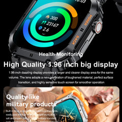 LIGE Outdoor Sports Fitness Smartwatch for Men