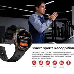KOSPET TANK T3 Ultra GPS Smartwatch – Compass, Altimeter, Waterproof