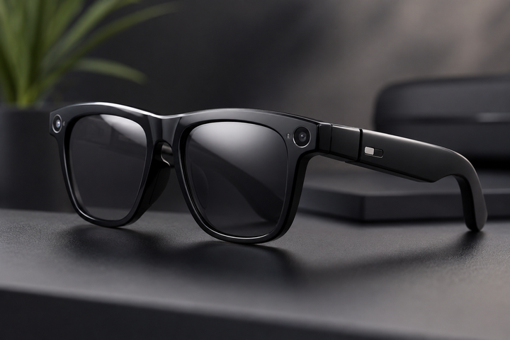 AI smart glasses with camera for travel and content creation