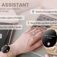 Smart Watch for Women – Call & Fitness Tracker, Waterproof, 1.32