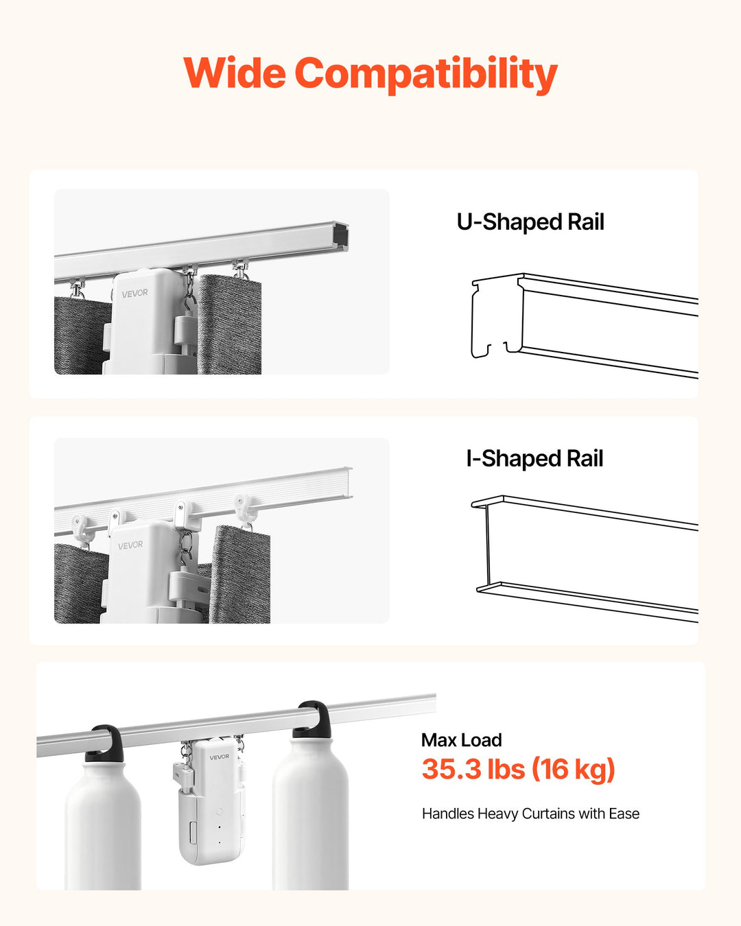 Electric smart curtain opener compatible with Alexa