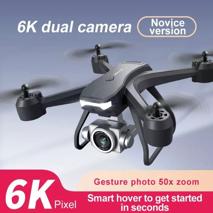 Portable 6K dual camera drone for beginners